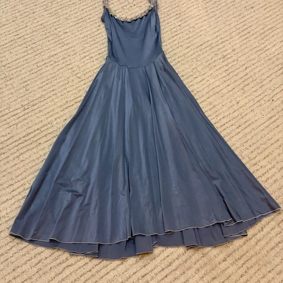 🩰 Capezio Slate Blue Ballet/Contemporary Costume — M 🩰 - Picture 5 of 7